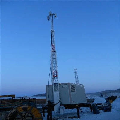 Draagbare antenne telescopische toren